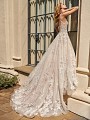 ValStefani PHOENIX shimmering tulle wedding dress and detailed beaded semi cathedral train 