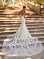 ValStefani INES Sparkly Mermaid with Illusion Open Back with Beautiful Cathedral Train