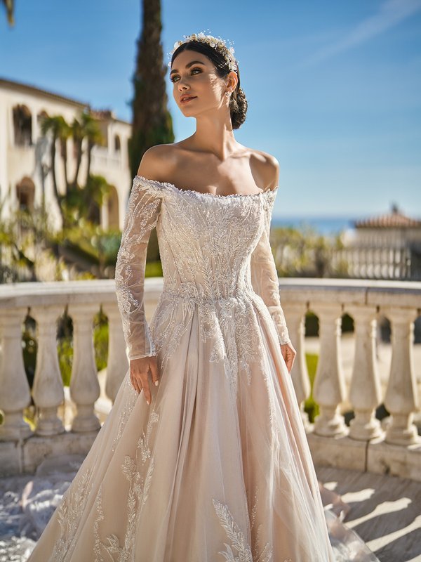 ValStefani CALYPSO low back bridal gowns and beautiful back wedding dresses