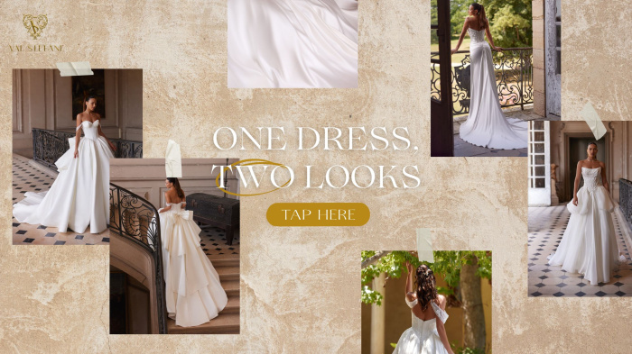 'One Dress, Two Looks: The Complete Guide to Convertible Wedding Dresses for 2026 & 2027 Brides | Val Stefani' Image #1