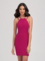 Val Stefani Cocktail 3357RW sexy stunning slim-fit stretch satin sheath homecoming dress Val Stefani Cocktail 3357RW sexy stunning slim-fit stretch satin sheath homecoming dress