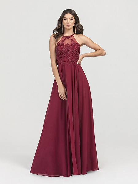 ValStefani 3402RG wine chiffon A-line long formal dress ValStefani 3402RG wine chiffon A-line long formal dress