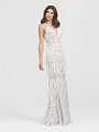 ValStefani 3412RG deep sweetheart sequin prom dress in white and nude ValStefani 3412RG deep sweetheart sequin prom dress in white and nude