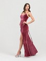 ValStefani 3440RW rose colored long velvet prom dress with sweeetheart neckline ValStefani 3440RW rose colored long velvet prom dress with sweeetheart neckline