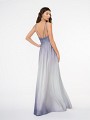 Style 3675RW eye-catching strappy back with zipper closure ombre iridescent satin A-line gown Style 3675RW eye-catching strappy back with zipper closure ombre iridescent satin A-line gown