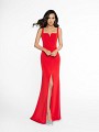 ValStefani 3703RG sexy and affordable red prom dress with square neck neckline ValStefani 3703RG sexy and affordable red prom dress with square neck neckline