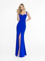 ValStefani 3703RG cute royal blue stretch satin prom dress with sheath with slit ValStefani 3703RG cute royal blue stretch satin prom dress with sheath with slit