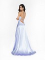 ValStefani 3710RY trendy lilac prom dress with natural waistline and kick train ValStefani 3710RY trendy lilac prom dress with natural waistline and kick train