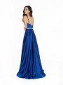 ValStefani 3720RY navy formal dress with horsehair trim hem available in plus sizes ValStefani 3720RY navy formal dress with horsehair trim hem available in plus sizes