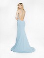 Style 3725RA affordable powder blue mermaid dress with crisscross back Style 3725RA affordable powder blue mermaid dress with crisscross back