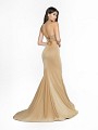ValStefani 3738RA cute metallic jersey bronze dress with crisscross tie back ValStefani 3738RA cute metallic jersey bronze dress with crisscross tie back
