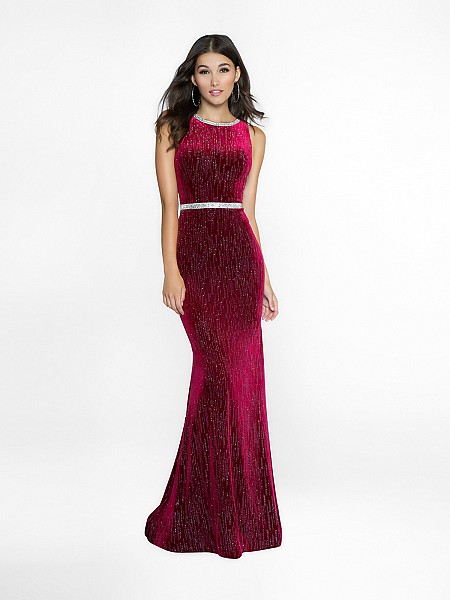 ValStefani 3757RE wine mermaid prom dress with bateau neck neckline ValStefani 3757RE wine mermaid prom dress with bateau neck neckline
