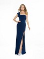 ValStefani 3769RW elegant navy sheath formal dress with wrap skirt ValStefani 3769RW elegant navy sheath formal dress with wrap skirt