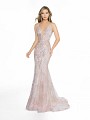 ValStefani 3779RC chic dusty pink mermaid dress with re-embroidered lace appliques ValStefani 3779RC chic dusty pink mermaid dress with re-embroidered lace appliques