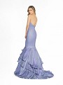 ValStefani 3781RB 2016 lavender dress with kick train and horsehair trim hem ValStefani 3781RB 2016 lavender dress with kick train and horsehair trim hem