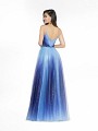 ValStefani 3782RB sequined blue and purple formal dress with natural waistline ValStefani 3782RB sequined blue and purple formal dress with natural waistline