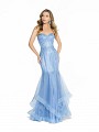 ValStefani 3787RI Steel blue sequined formal mermaid dress with sweetheart neckline ValStefani 3787RI Steel blue sequined formal mermaid dress with sweetheart neckline