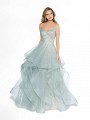 ValStefani 3791RB silver and nude formal dress with fems and seed beads ValStefani 3791RB silver and nude formal dress with fems and seed beads