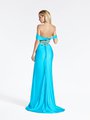 ValStefani 3902RY fashionable off-the-shoulder and lace-up back mermaid with kick train ValStefani 3902RY fashionable off-the-shoulder and lace-up back mermaid with kick train