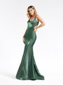 Val Stefani 3920RA glamorous hunter green deep sweetheart mermaid prom dress in shiny satin fabric Val Stefani 3920RA glamorous hunter green deep sweetheart mermaid prom dress in shiny satin fabric