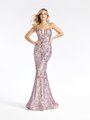 Val Stefani 3921RG elegant and sexy two-toned dusty pink embroidered sequin mermaid formal gown Val Stefani 3921RG elegant and sexy two-toned dusty pink embroidered sequin mermaid formal gown