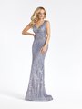 Val Stefani 3940RD glitter print net beaded deep sweetheart mermaid formal gown with beaded belt in charcoal Val Stefani 3940RD glitter print net beaded deep sweetheart mermaid formal gown with beaded belt in charcoal