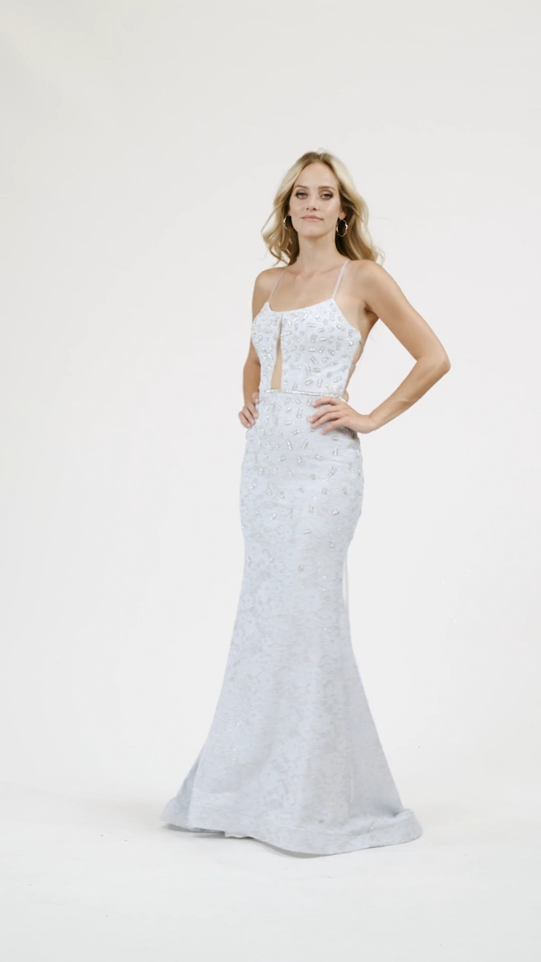 Val Stefani 3961RD fun and sophisticated scoop neck and crisscross tie back mermaid formal gown with kick train Val Stefani 3961RD fun and sophisticated scoop neck and crisscross tie back mermaid formal gown with kick train