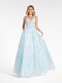 Val Stefani 3970RD light blue unlined sweetheart with illusion inset bodice in embroidery floral lace fabric and tulle A-line Val Stefani 3970RD light blue unlined sweetheart with illusion inset bodice in embroidery floral lace fabric and tulle A-line