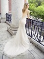 Val Stefani CALLA sexy deep beaded v-back bridal gown with airy net train Val Stefani CALLA sexy deep beaded v-back bridal gown with airy net train