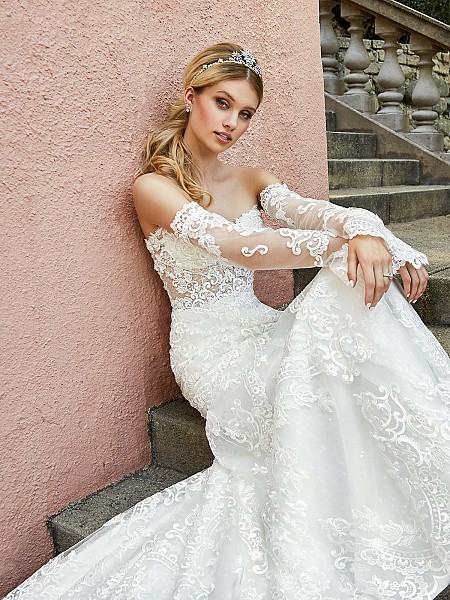 ValStefani CAPRI strapless sweetheart lace and beaded bridal gown ValStefani CAPRI strapless sweetheart lace and beaded bridal gown