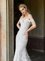 ValStefani AMALFI sweetheart off-the-shoulder wedding dress with embellished swag sleeves ValStefani AMALFI sweetheart off-the-shoulder wedding dress with embellished swag sleeves