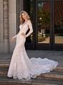 Val Stefani LYNX chantilly lace mermaid dress with long lace illusion sleeves Val Stefani LYNX chantilly lace mermaid dress with long lace illusion sleeves