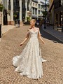 ValStefani PEGASUS sparkly tulle bridal ball gown with sweetheart neckline and off the shoulder sleeves ValStefani PEGASUS sparkly tulle bridal ball gown with sweetheart neckline and off the shoulder sleeves