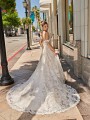 ValStefani PEGASUS shimmer tulle wedding dress with hem lace train ValStefani PEGASUS shimmer tulle wedding dress with hem lace train