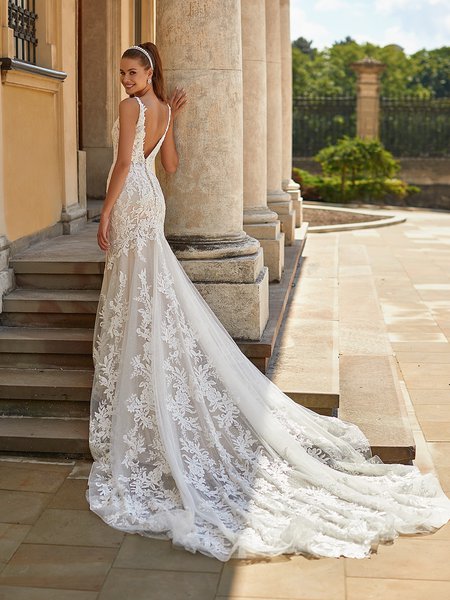 ValStefani WINTER low back bridal gowns and beautiful back wedding dresses