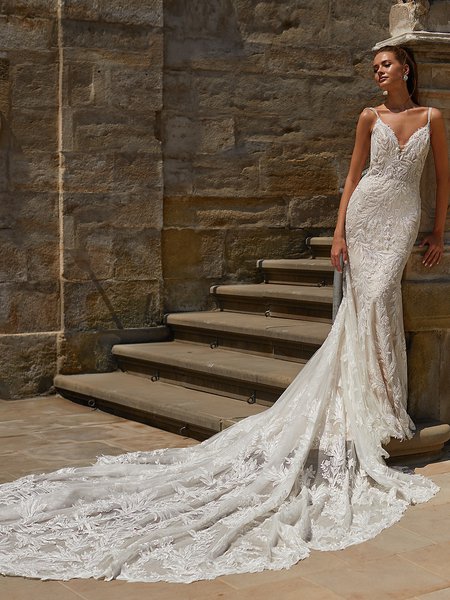 ValStefani PALAZZO Swarovski beaded and lace wedding dresses