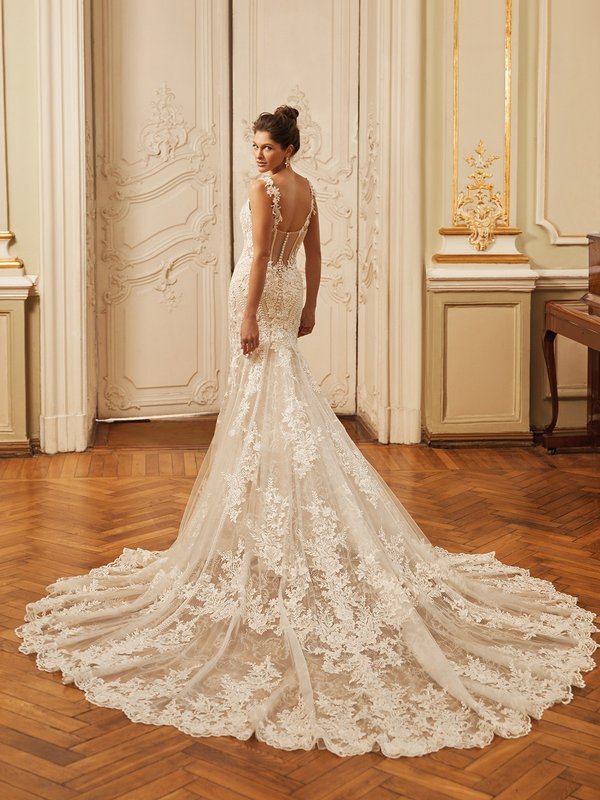 ValStefani TIFFANY low back bridal gowns and beautiful back wedding dresses