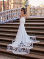 ValStefani CAROLINA Showstopping Divina Crepe and Sparkly Lace Appliques Mermaid with Illusion Side Cutouts