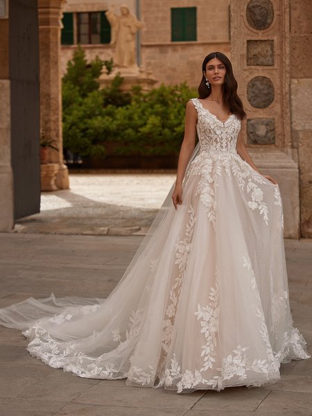 ValStefani LAILA Swarovski beaded and lace wedding dresses