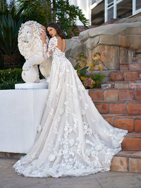 ValStefani SELENA Swarovski beaded and lace wedding dresses