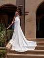 ValStefani GARNET Unlined Illusion V-Back Crepe Mermaid Without Detachable Train ValStefani GARNET Unlined Illusion V-Back Crepe Mermaid Without Detachable Train