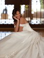 ValStefani LAPIS Swag Sleeves and Drop Basque Waist Ball Gown Wedding Dress ValStefani LAPIS Swag Sleeves and Drop Basque Waist Ball Gown Wedding Dress