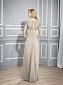 Val Stefani Celebrations MB7445 tiffany chiffon sheath formal gown with keyhole vent Val Stefani Celebrations MB7445 tiffany chiffon sheath formal gown with keyhole vent