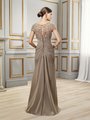 Val Stefani Celebrations MB7506 mother of the bride gown with bateau back and vent Val Stefani Celebrations MB7506 mother of the bride gown with bateau back and vent