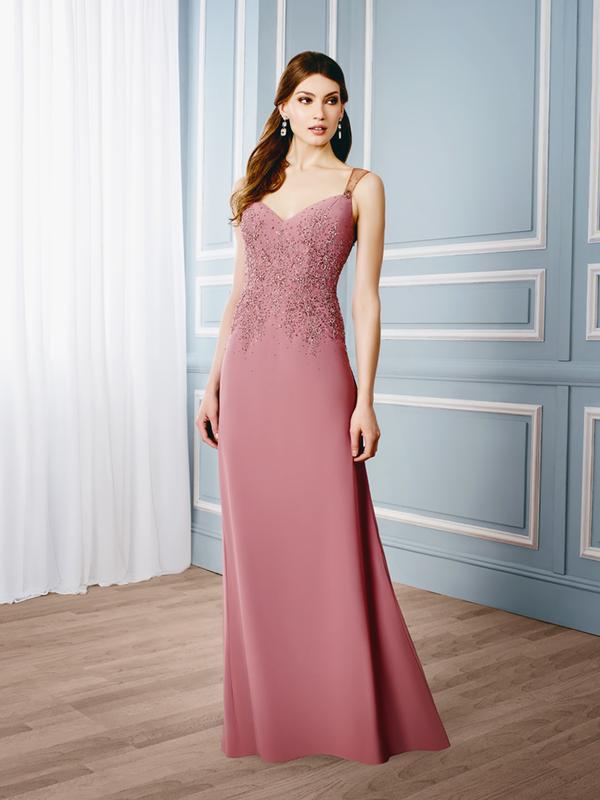 Val Stefani Celebrations MB7532 beaded mother of the bride dress with illusion straps Val Stefani Celebrations MB7532 beaded mother of the bride dress with illusion straps