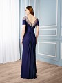 Val Stefani Celebrations MB7541 elegant winter evening gown with eye-appealing illusion V-back Val Stefani Celebrations MB7541 elegant winter evening gown with eye-appealing illusion V-back
