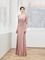 Val Stefani Celebrations MB7604 chic sheer 3/4 sleeves tulle & sequins mother of the bride gown Val Stefani Celebrations MB7604 chic sheer 3/4 sleeves tulle & sequins mother of the bride gown