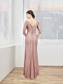Val Stefani Celebrations MB7604 cinched natural waist mother of the bride gown with v-back & sleeves Val Stefani Celebrations MB7604 cinched natural waist mother of the bride gown with v-back & sleeves