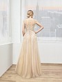 Val Stefani Celebrations MB7612 natural waist mother of the bride gown with illusion back & buttons Val Stefani Celebrations MB7612 natural waist mother of the bride gown with illusion back & buttons