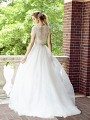 Simply Val Stefani style S2022 luxurious tulle bridal skirt with satin band and sweep train Simply Val Stefani style S2022 luxurious tulle bridal skirt with satin band and sweep train